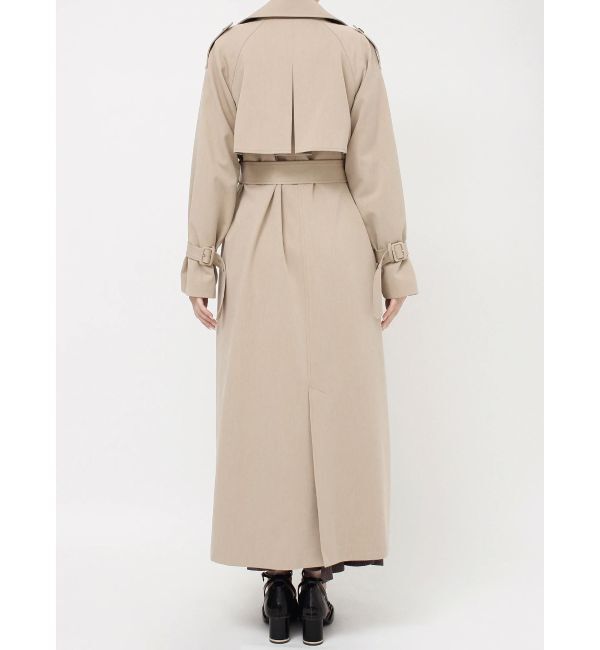dazzlin「レイヤードタックシングルトレンチコート」|トレンチコート|