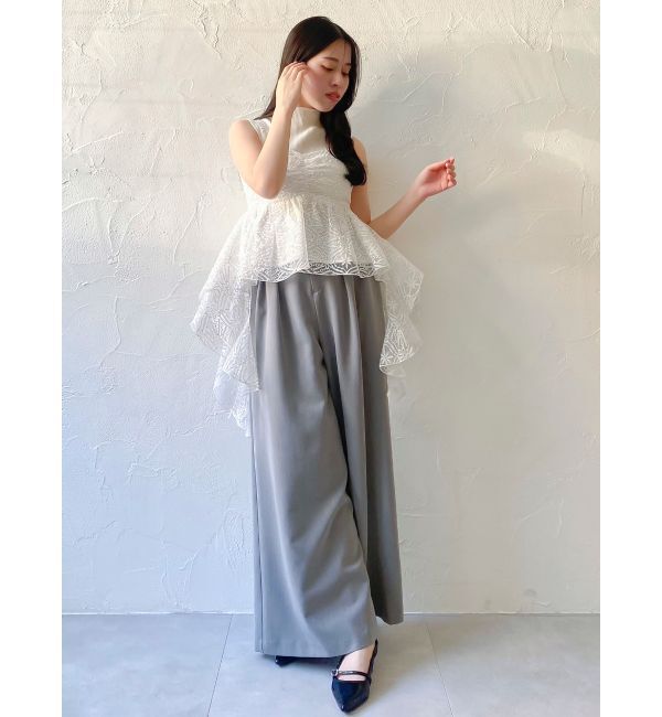 dazzlin「レースビッグフリルブラウス」|シャツ・ブラウス|