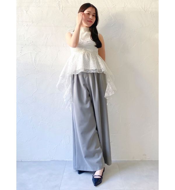 dazzlin「レースビッグフリルブラウス」|シャツ・ブラウス|