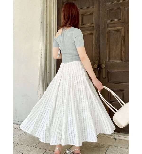 dazzlin「シアーボリューミーフレアスカート」|スカート|