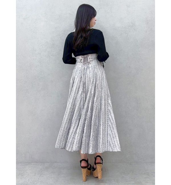 dazzlin「シアーボリューミーフレアスカート」|スカート|