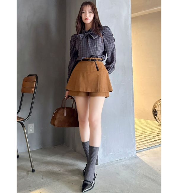 dazzlin「2WAYボウタイペプラムブラウス」|シャツ・ブラウス|