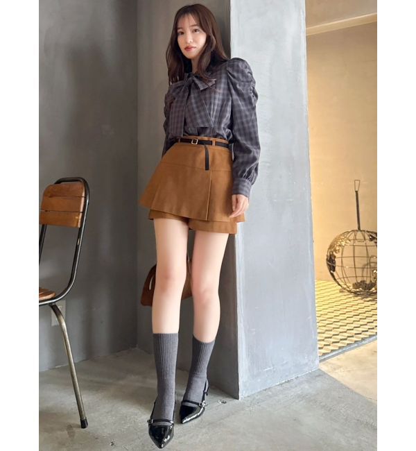 dazzlin「2WAYボウタイペプラムブラウス」|シャツ・ブラウス|