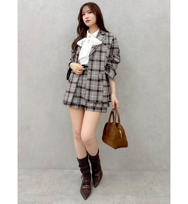 dazzlin「2WAYボウタイペプラムブラウス」|シャツ・ブラウス|