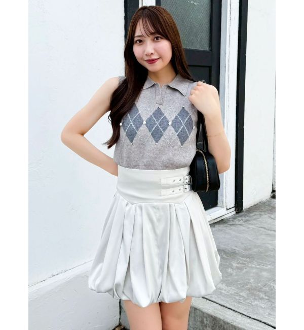 dazzlin「アーガイルニットトップス」|ニット・セーター|