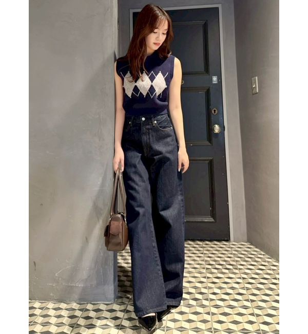 dazzlin「アーガイルニットトップス」|ニット・セーター|