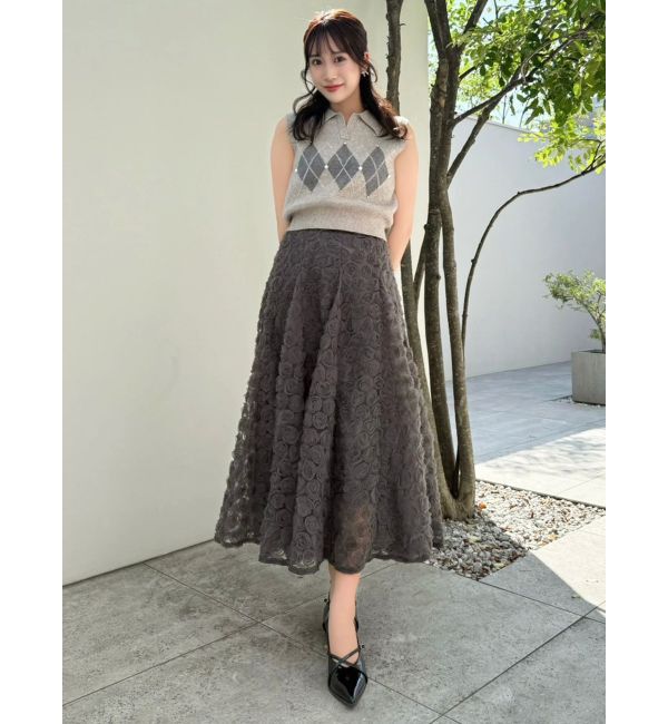 dazzlin「アーガイルニットトップス」|ニット・セーター|