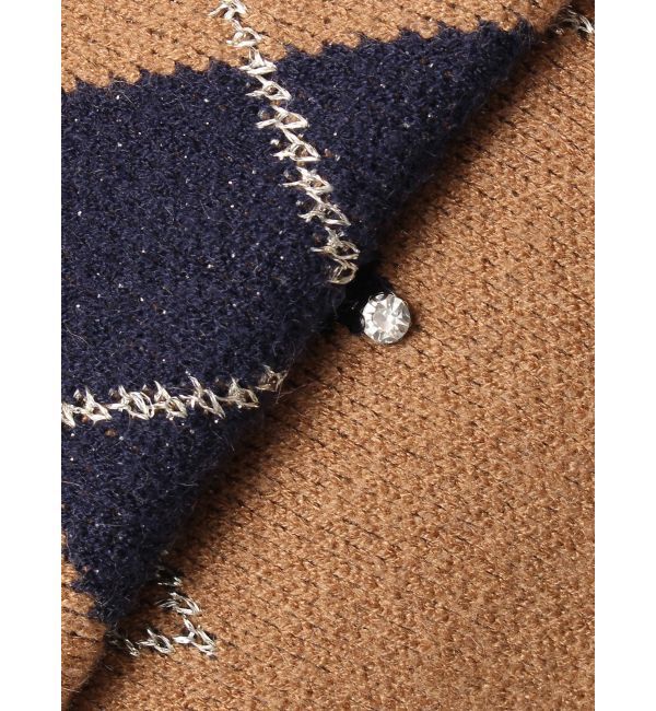 dazzlin「アーガイルニットトップス」|ニット・セーター|