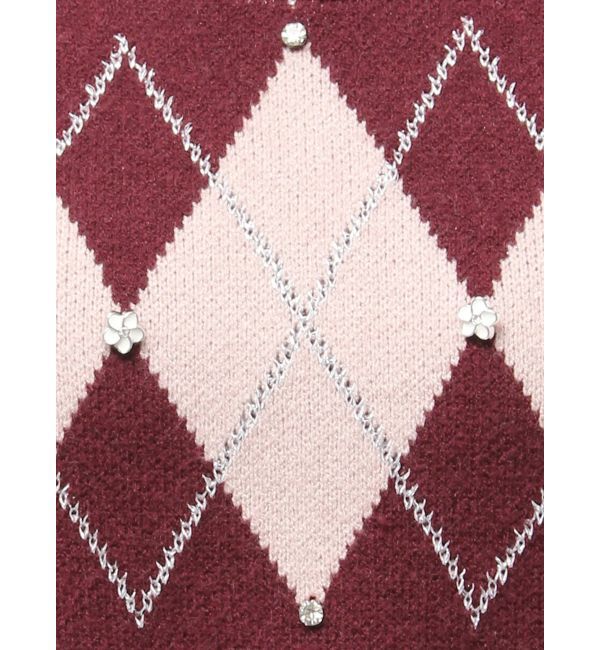 dazzlin「アーガイルニットトップス」|ニット・セーター|