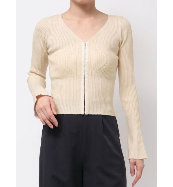 dazzlin「フロントホックニットカーディガン」|カーディガン|