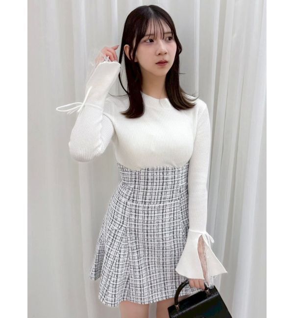 dazzlin「スイッチングコルセットミニスカート」|スカート|