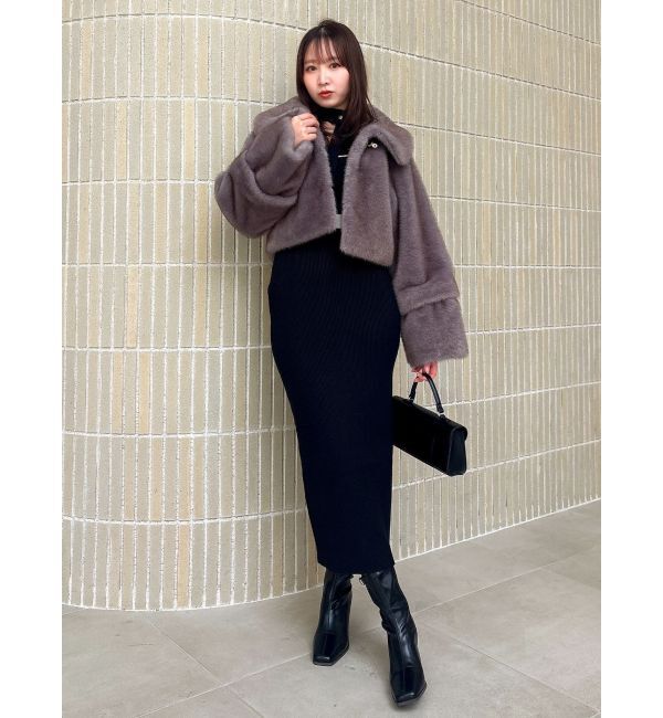 dazzlin「バイカラーニットワンピース」|ワンピース|