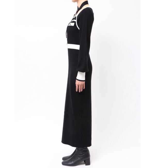 dazzlin「バイカラーニットワンピース」|ワンピース|