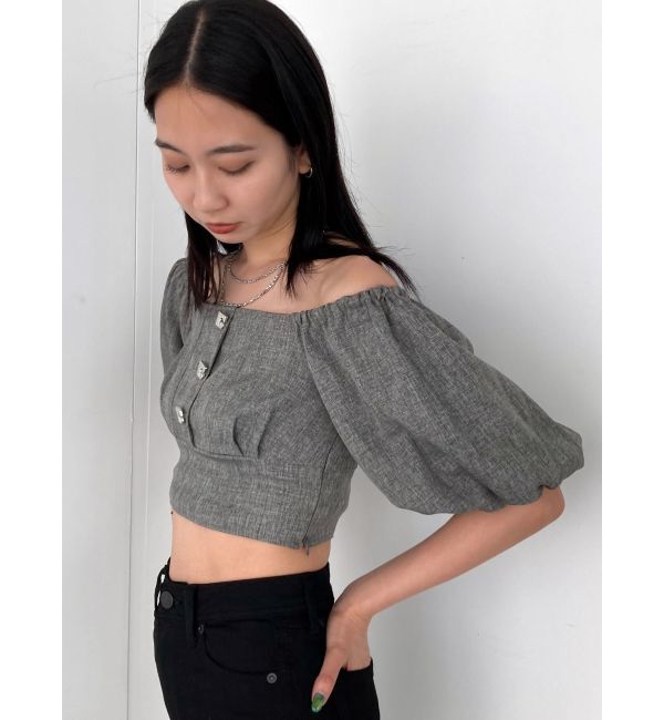 EMODA「ボックスEボタントップ」|シャツ・ブラウス|