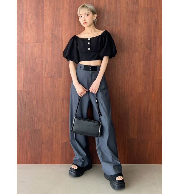 EMODA「ボックスEボタントップ」|シャツ・ブラウス|