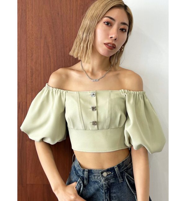 EMODA「ボックスEボタントップ」|シャツ・ブラウス|