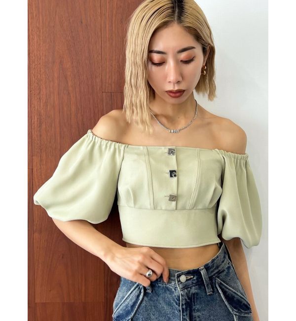 EMODA「ボックスEボタントップ」|シャツ・ブラウス|