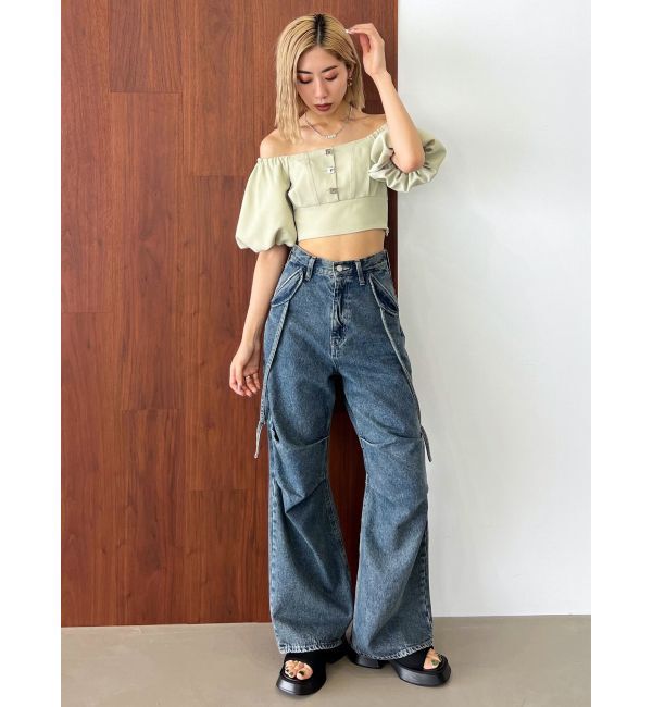 EMODA「ボックスEボタントップ」|シャツ・ブラウス|