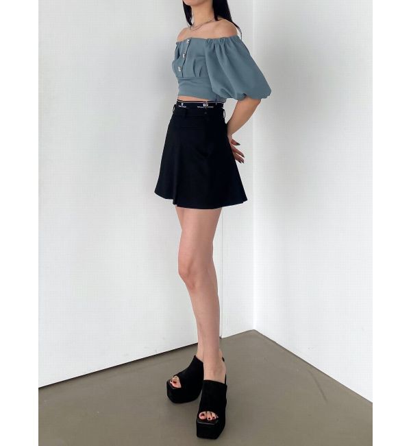 EMODA「ボックスEボタントップ」|シャツ・ブラウス|