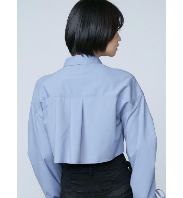 EMODA「ストリングリボンショートシャツ」|シャツ・ブラウス|