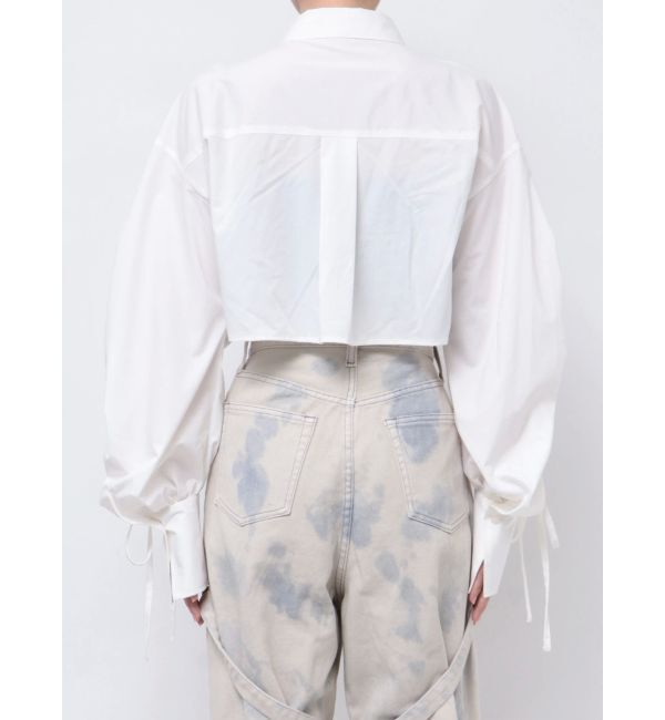 EMODA「ストリングリボンショートシャツ」|シャツ・ブラウス|