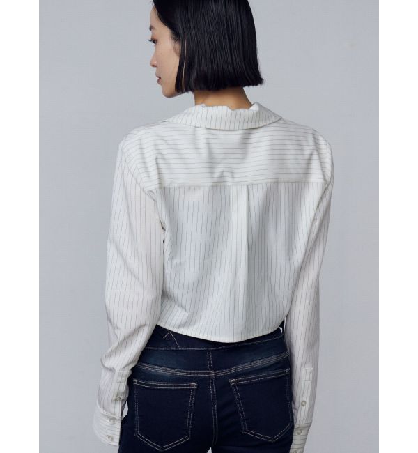 EMODA「レースアップショートシャツ」|シャツ・ブラウス|