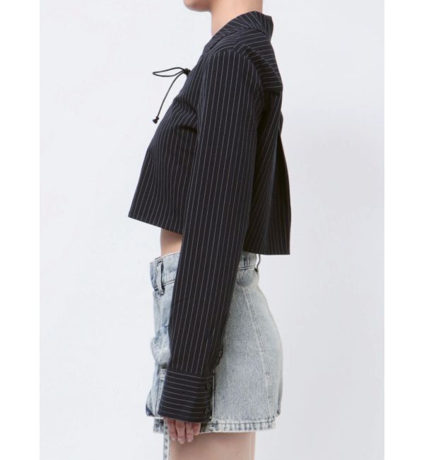 EMODA「レースアップショートシャツ」|シャツ・ブラウス|