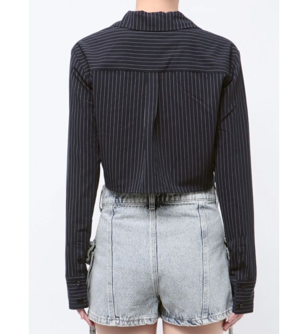 EMODA「レースアップショートシャツ」|シャツ・ブラウス|