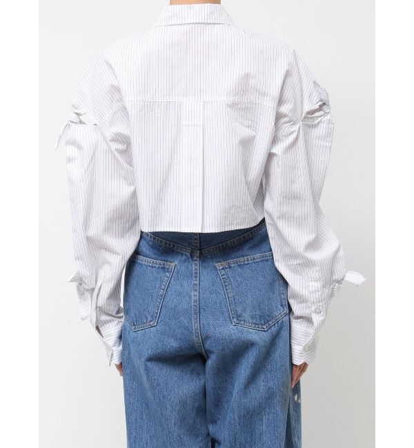 EMODA「ノットスリーブオーバーシャツ」|シャツ・ブラウス|