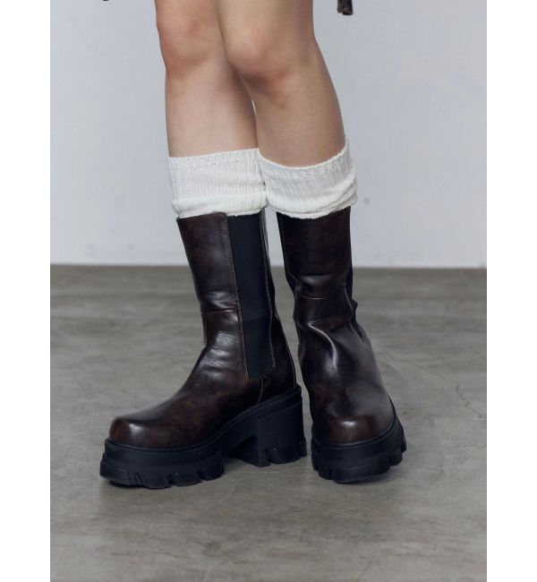 EMODA「サイドゴアタンクブーツ」|ショートブーツ|