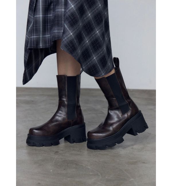 EMODA「サイドゴアタンクブーツ」|ショートブーツ|