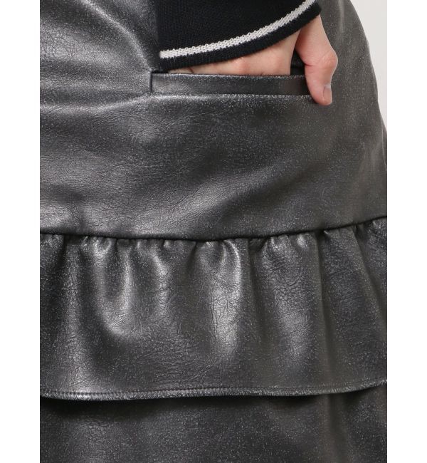 EMODA「ティアードフリルミニスカート」|スカート|