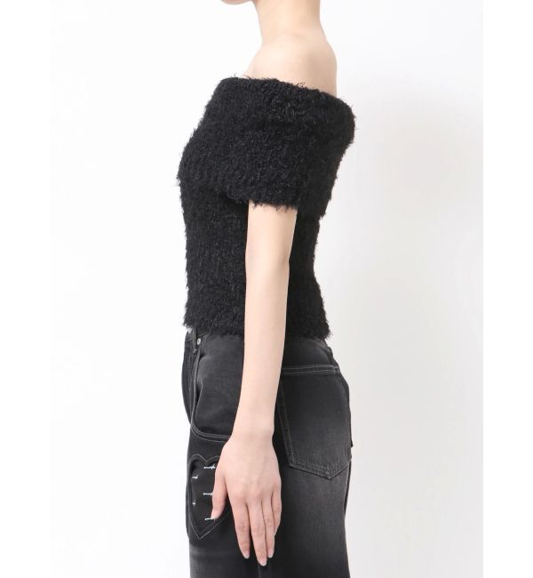 EMODA「カールシャギーパールニットタンクトップ」|ニット・セーター|