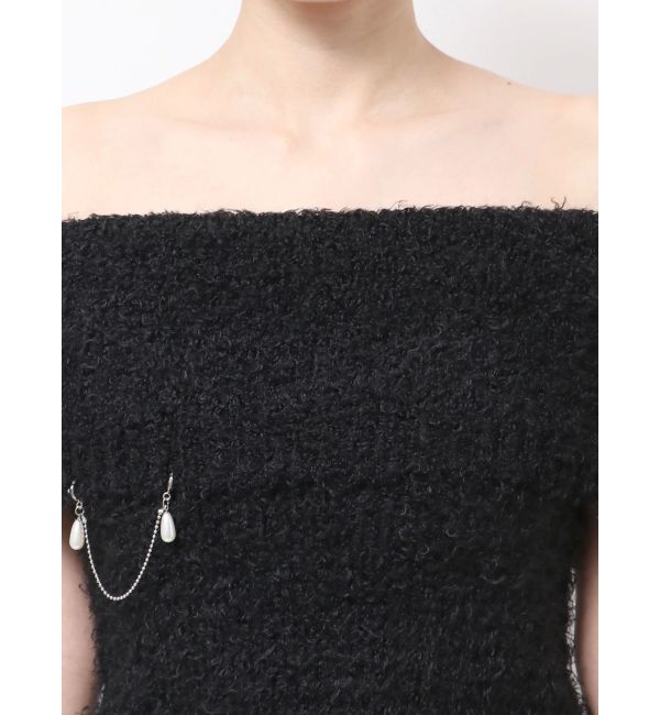 EMODA「カールシャギーパールニットタンクトップ」|ニット・セーター|