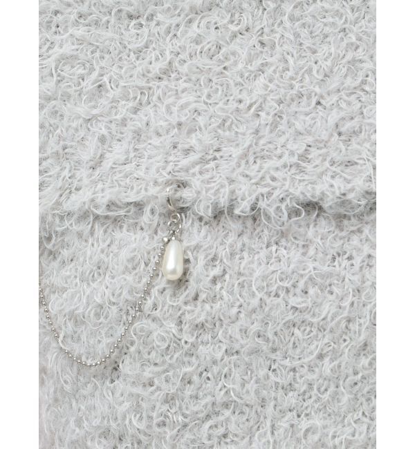 EMODA「カールシャギーパールニットタンクトップ」|ニット・セーター|