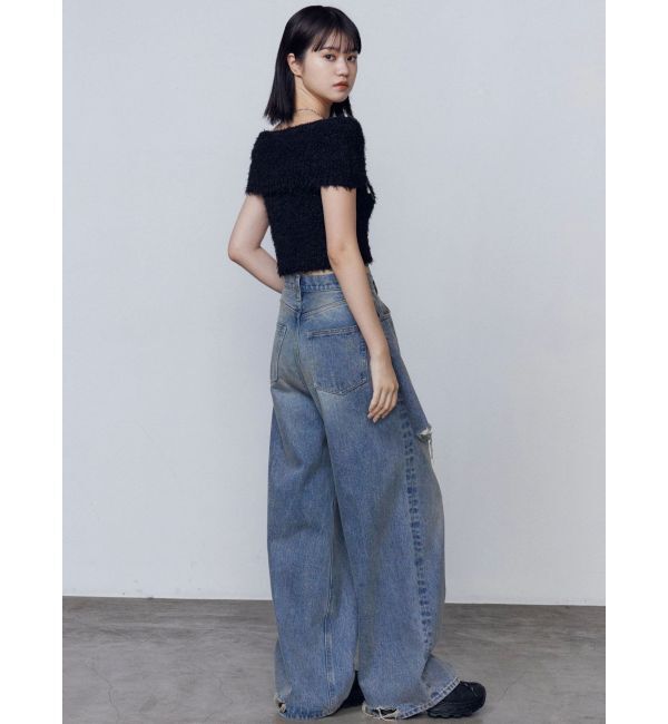 EMODA「カールシャギーパールニットタンクトップ」|ニット・セーター|
