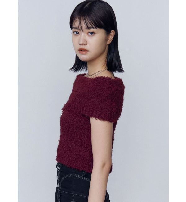 EMODA「カールシャギーパールニットタンクトップ」|ニット・セーター|
