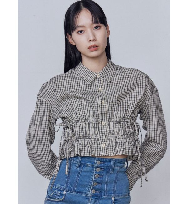 EMODA「サイドリボンストリングシャツ」|シャツ・ブラウス|