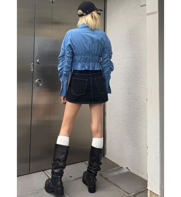 EMODA「サイドリボンストリングシャツ」|シャツ・ブラウス|