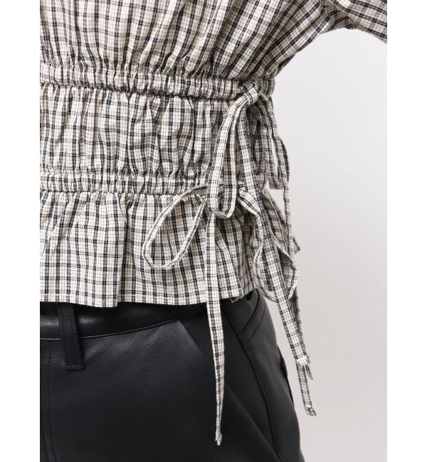 EMODA「サイドリボンストリングシャツ」|シャツ・ブラウス|