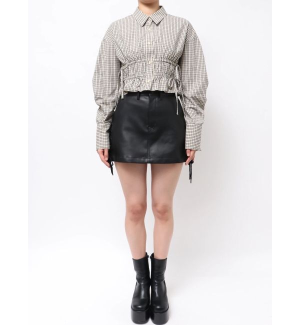 EMODA「サイドリボンストリングシャツ」|シャツ・ブラウス|