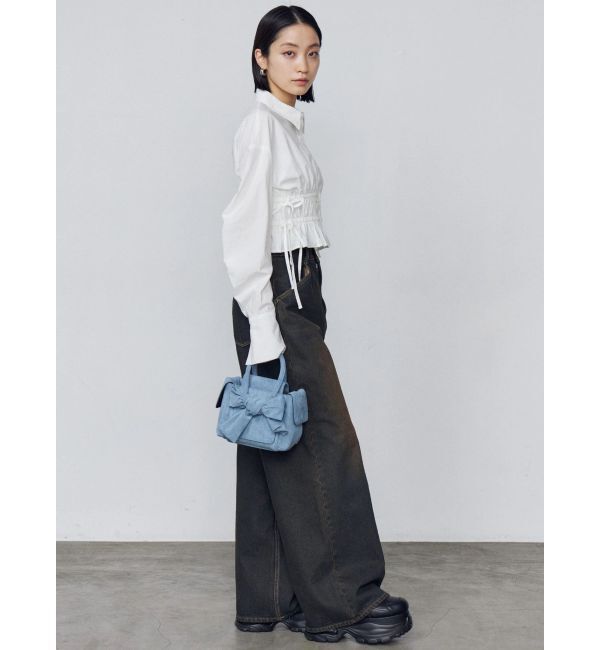 EMODA「サイドリボンストリングシャツ」|シャツ・ブラウス|