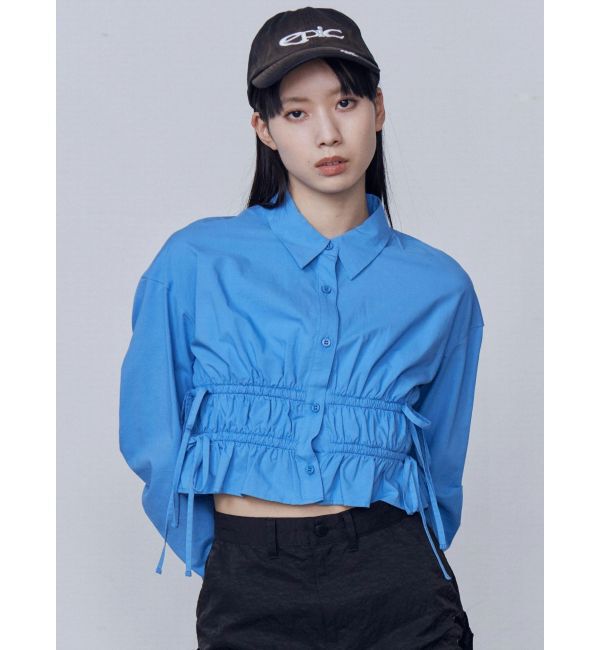 EMODA「サイドリボンストリングシャツ」|シャツ・ブラウス|