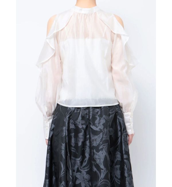 MERCURYDUO「ラッフルスリーブシャツ」|シャツ・ブラウス|