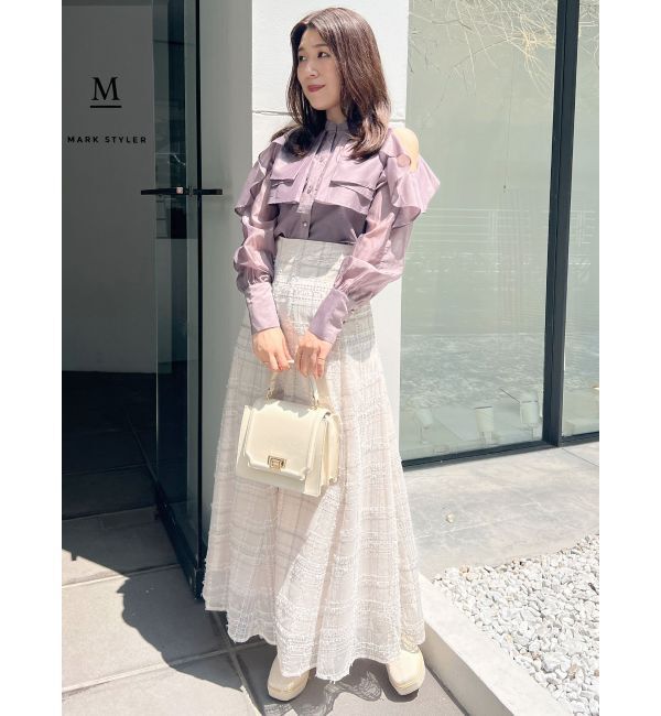 MERCURYDUO「ラッフルスリーブシャツ」|シャツ・ブラウス|