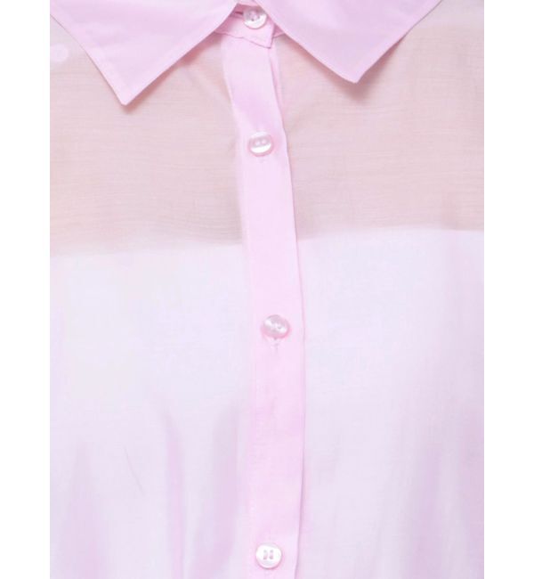 MERCURYDUO「スリットスリーブクロップドシャツ」|シャツ・ブラウス|