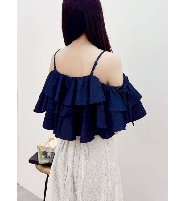 MERCURYDUO「オフショルフリルブラウス」|シャツ・ブラウス|