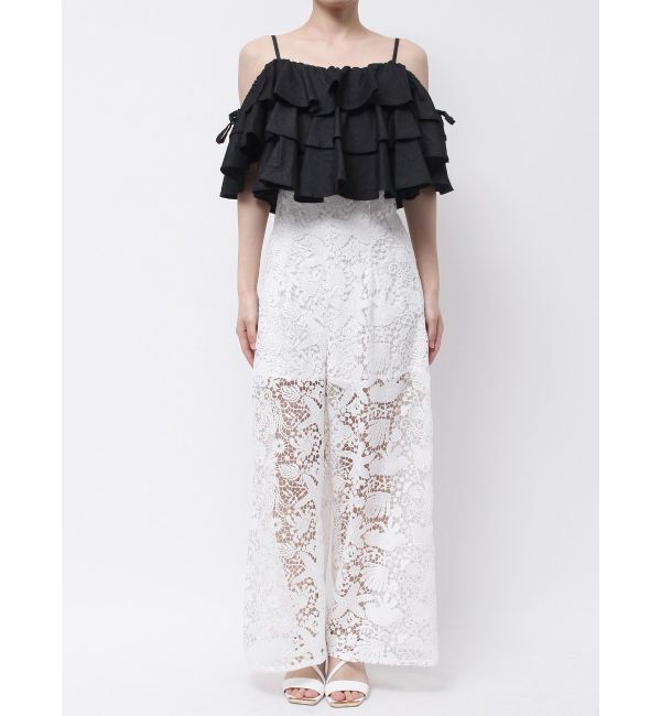 MERCURYDUO「オフショルフリルブラウス」|シャツ・ブラウス|