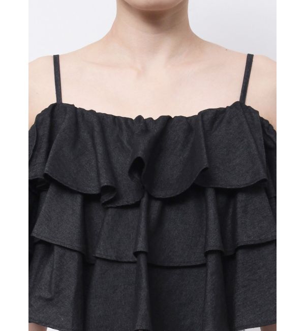 MERCURYDUO「オフショルフリルブラウス」|シャツ・ブラウス|