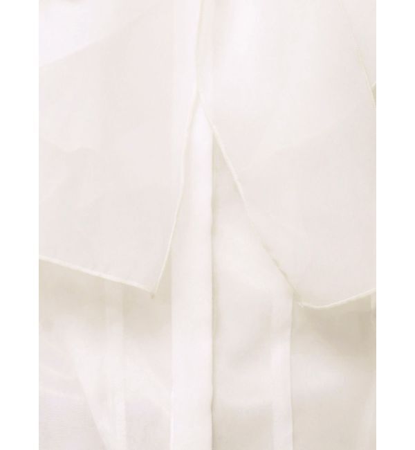 MERCURYDUO「オーガンジー配色メローブラウス」|シャツ・ブラウス|